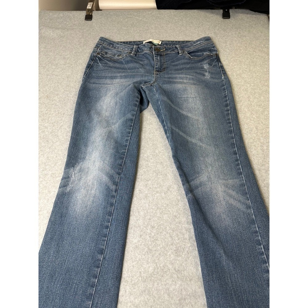 Route 66 Skinny Jeans Medium Wash Distressed Women Size 8 - Picture 6 of 10